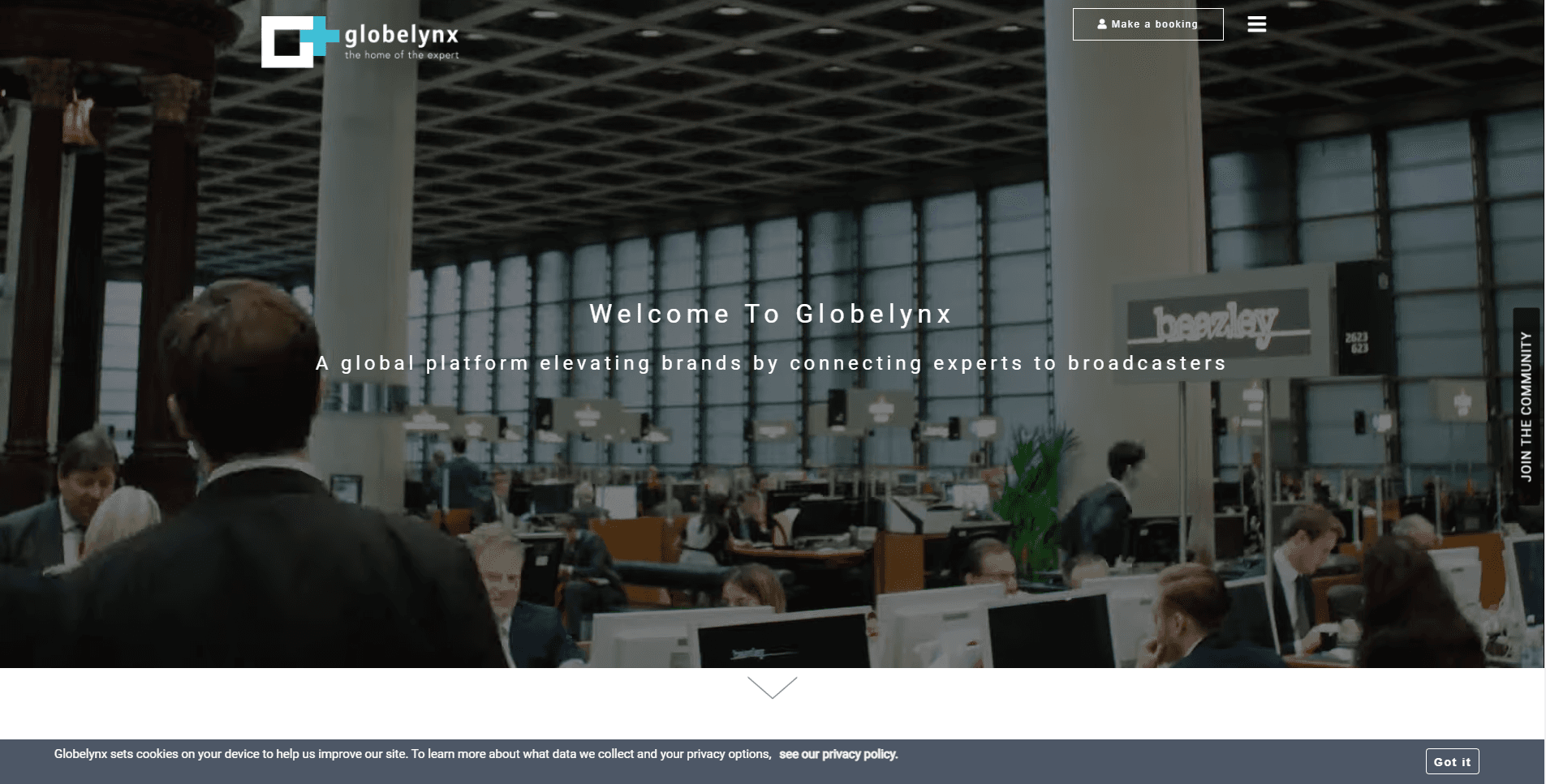 Globelynx website screenshot